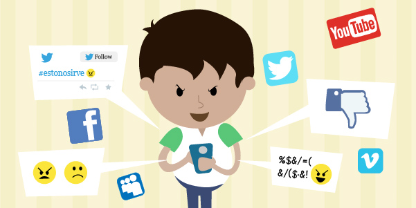 Eduardo burlándose de sus compañeros a través de distintas redes sociales 